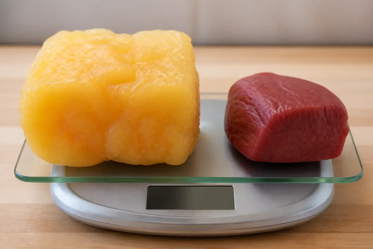 1kg graisse vs 1 kg muscle : Quelle différence de poids vraiment ?