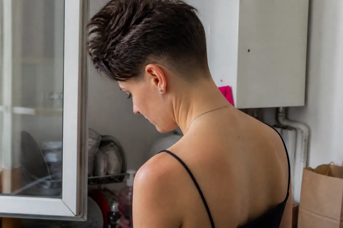 Nuque rasée femme cheveux courts : Idées tendance à tester