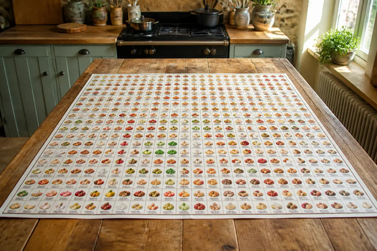 Tableau à imprimer des calories par aliment : guide complet