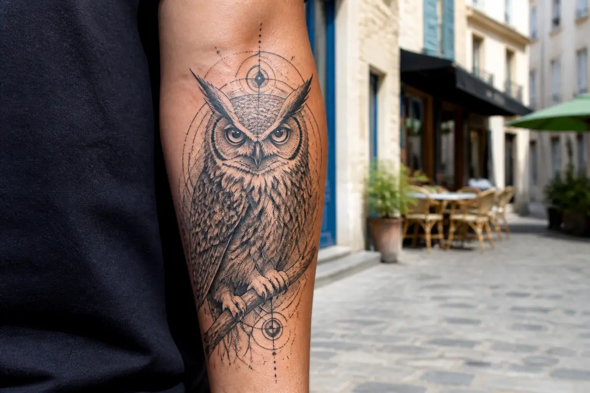 Tatouage chouette signification : Sagesse, mystère et symboles